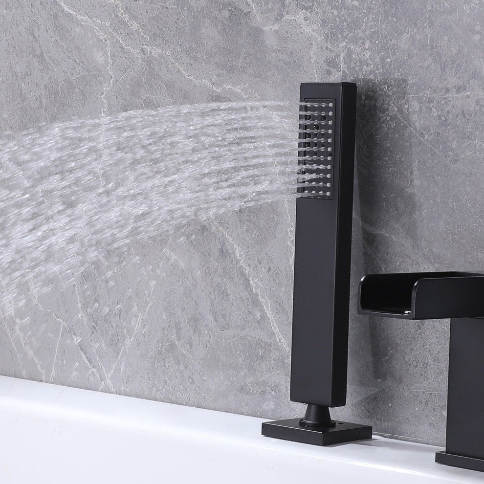 Deck Mounted Bathtub Faucet with Hand Shower