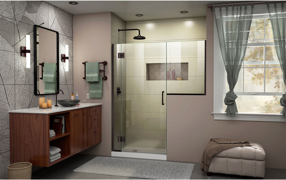 Dreamline Unidoor-X 70, 70 1/2"x72" Hinged Shower Door