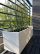 Belmont Rectangle Planter Box, White, 36"x16"x16"