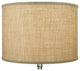 Fenchel Shades 16"x16"x11" Spider Attachment Drum Lamp Shade, Burlap Natur