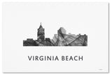 Marlene Watson 'Virginia Beach Virginia Skyline' Canvas Art, 24x16