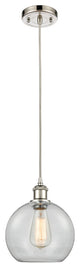 Innovations Lighting 516-1P-PN-G122-8-LED Athens 1 Light 8" Mini Pendant