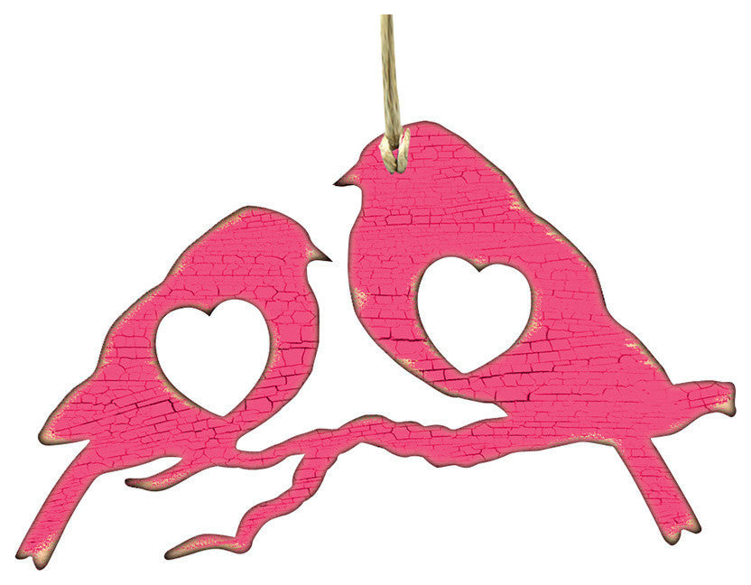 Love Birds Ornaments, Set of 3