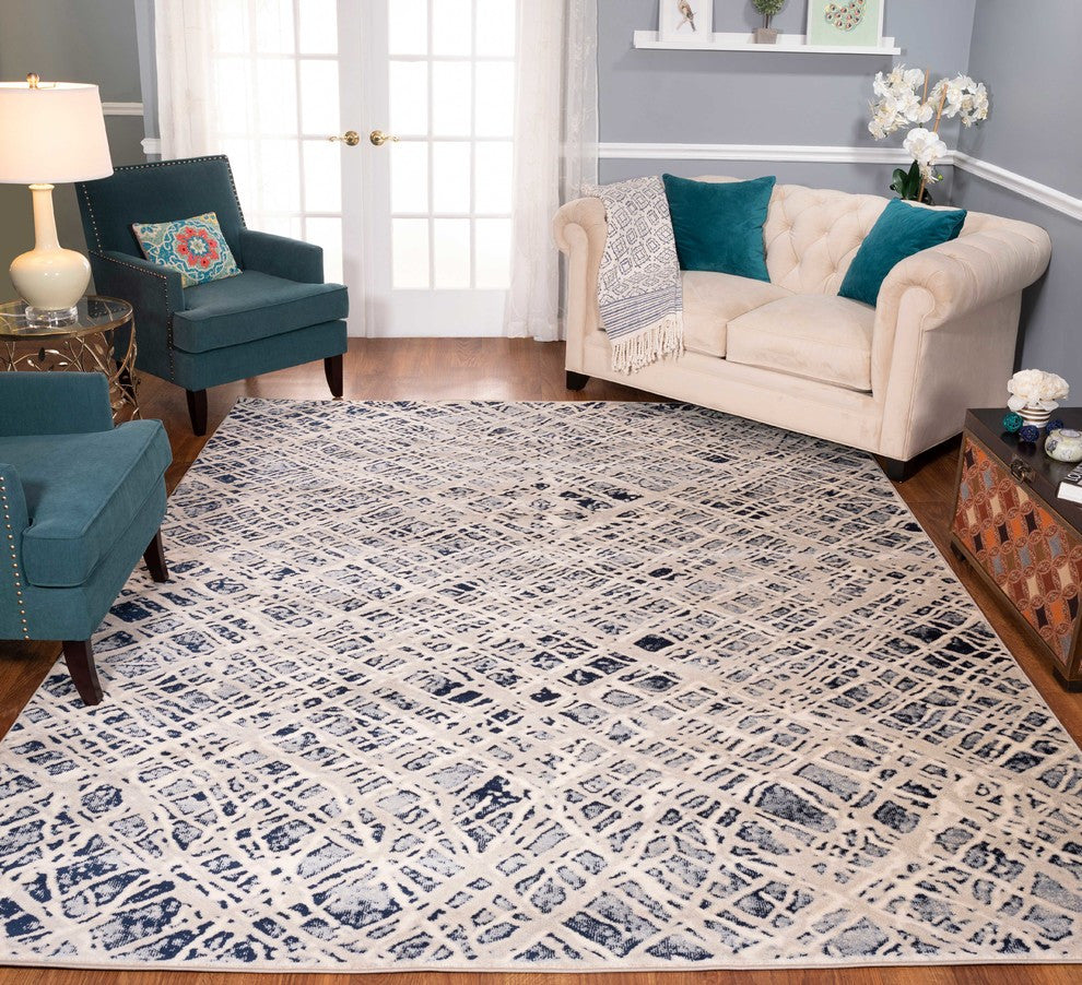 Noori Rug Lagoon Rachael Navy/Beige Runner
