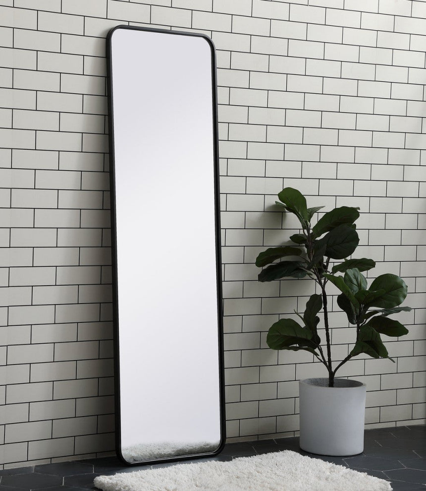 Elegant Decor Evermore Vanity Mirror Black