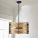 5 Light Farmhouse Chandelier Gold Pendant Light Fixture