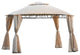 Quality Double Tiered Grill Canopy Outdoor BBQ Gazebo Tent , Polyester