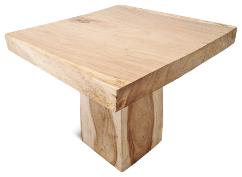 Square Monkey Pod Dining Table