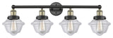 Oxford 4 33.5" Bath Vanity-Light Black Antique Brass