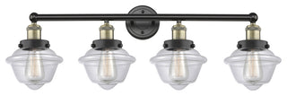 Oxford 4 33.5" Bath Vanity-Light Black Antique Brass