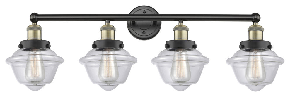 Oxford 4 33.5" Bath Vanity-Light Black Antique Brass