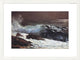 "Sunlight On The Coast" Framed Digital Print by Winslow Homer, 31x23"