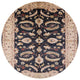 Ahgly Company Indoor Round Mid-Century Modern Area Rugs, 7' Round