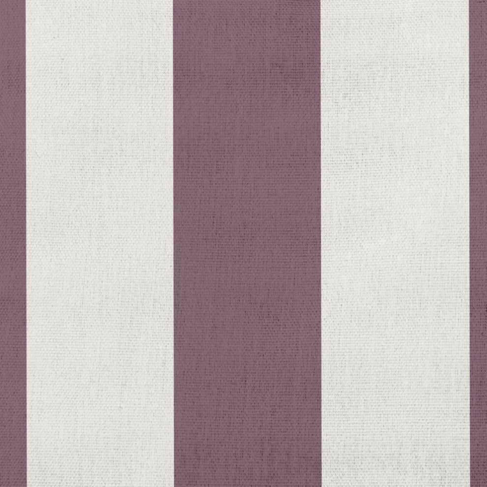 20x20" Graduated Stripe Nautical Decorative Indoor Pillow, Dusty Purple