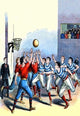 Victorian Basketball - Framed Paper Poster 20" x 30"