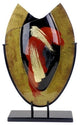 Leandrew Abstract Oval Vase