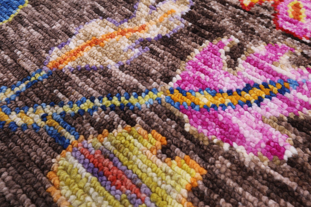 10' Square Turkish Oushak Handmade Wool Rug - Q16115
