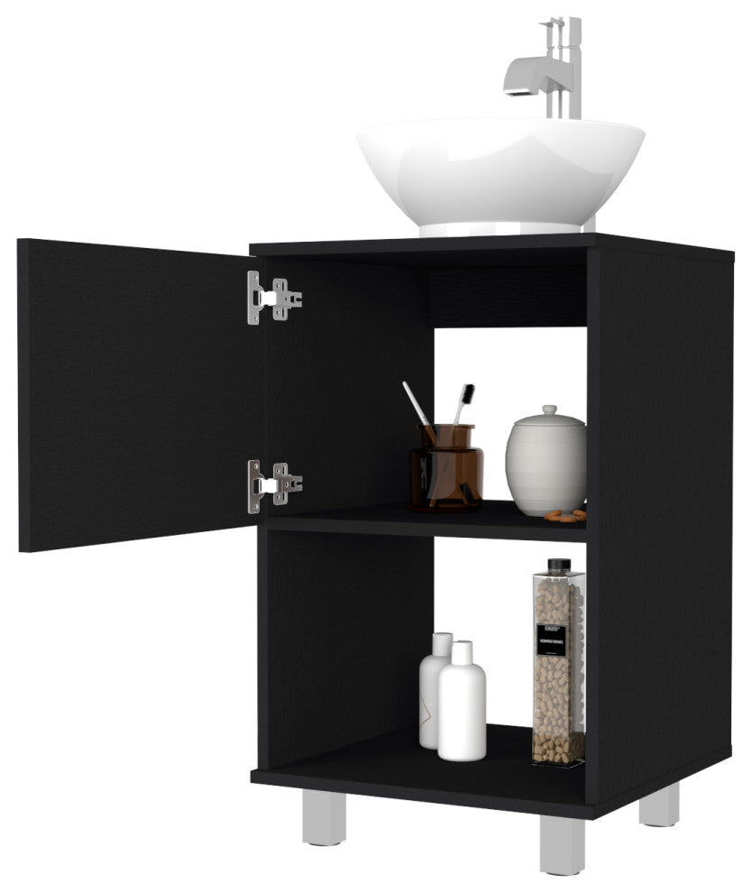 Single Bathroom Vanity Pigmag, Bathroom, Black