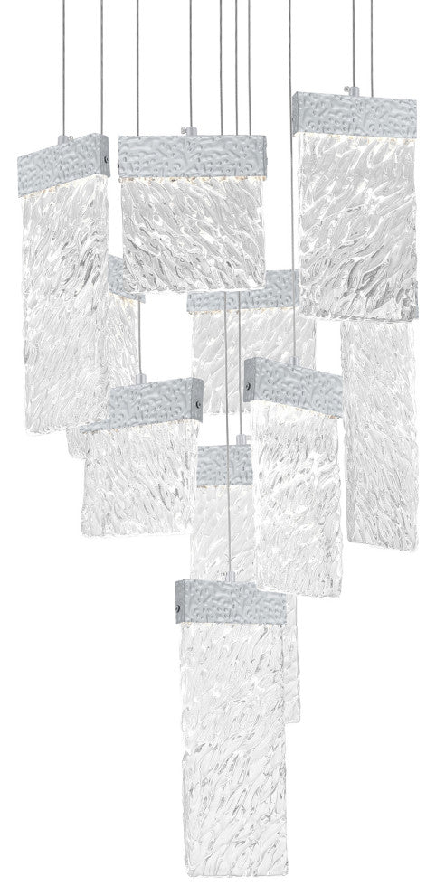 Carolina LED Chandelier With Pewter Finish