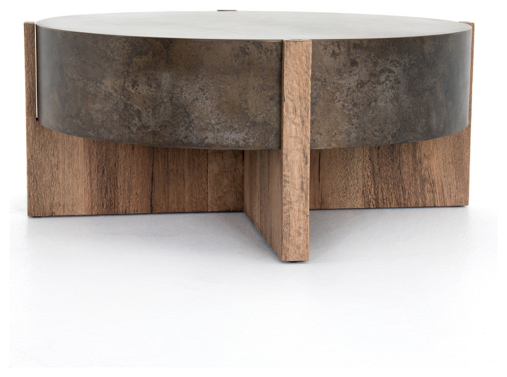 Bingham Coffee Table-Distressed Iron