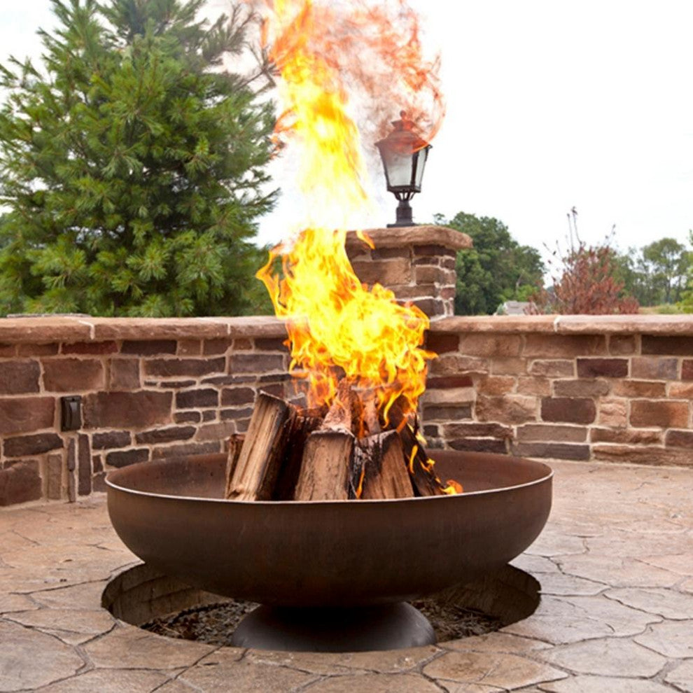 Ohio Flame Patriot Round Steel Fire Pit, 24" Round