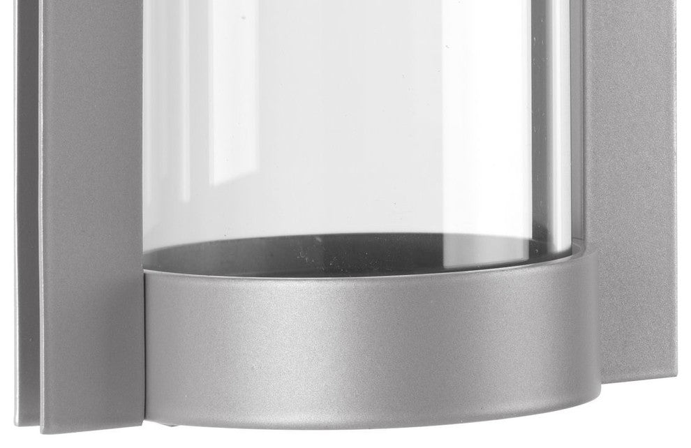 Z-1030 Collection 1-Light LED Medium Wall Lantern, Metallic Gray