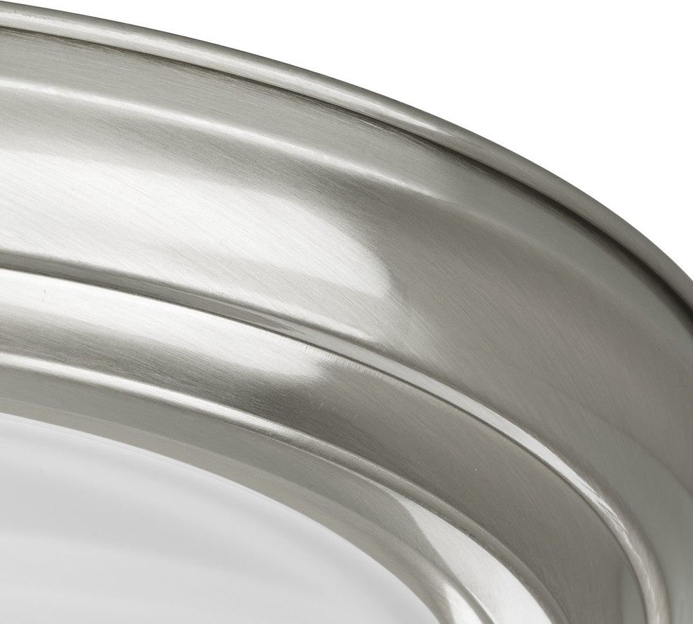 2-Light Close-To-Ceiling, Brushed Nickel