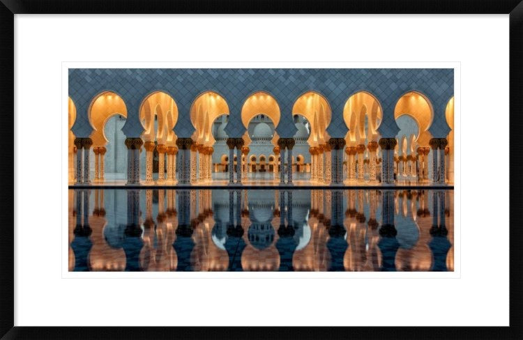 "Reflections" Framed Digital Print by Stefan Schilbe, 30"x19"