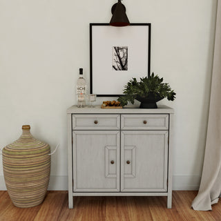 Butler Imperial Console Cabinet, Gray