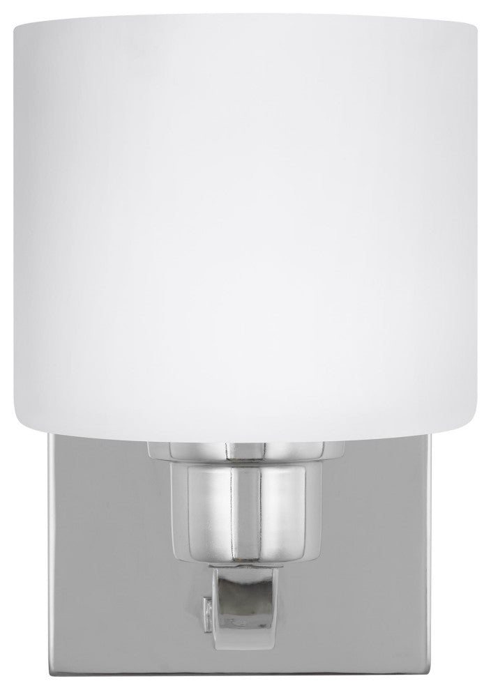 Canfield 1-Light Wall/Bath Sconce, Chrome