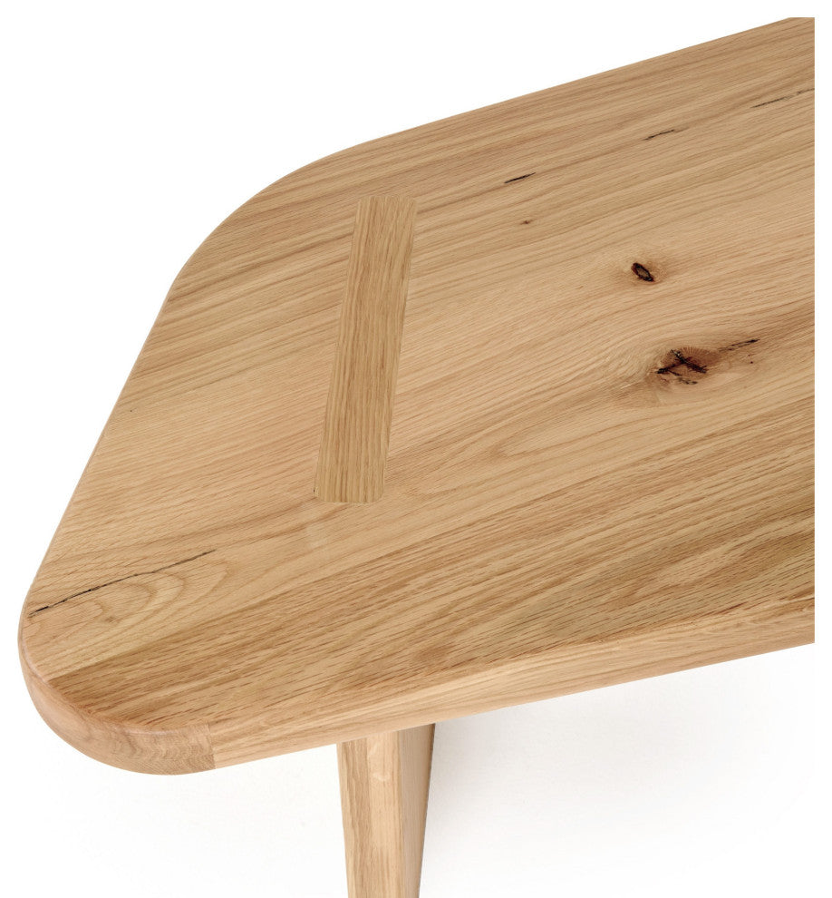 Modrest Jack Natural Wood Coffee Table Set