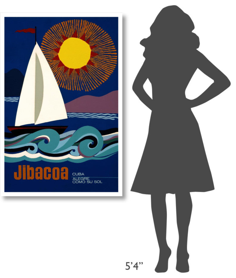 "Jibacoa" Digital Paper Print by Jorge Hernandez, 31"x46"