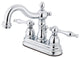 Kingston Brass 4" Centerset Bathroom Faucet, Polished Chrome