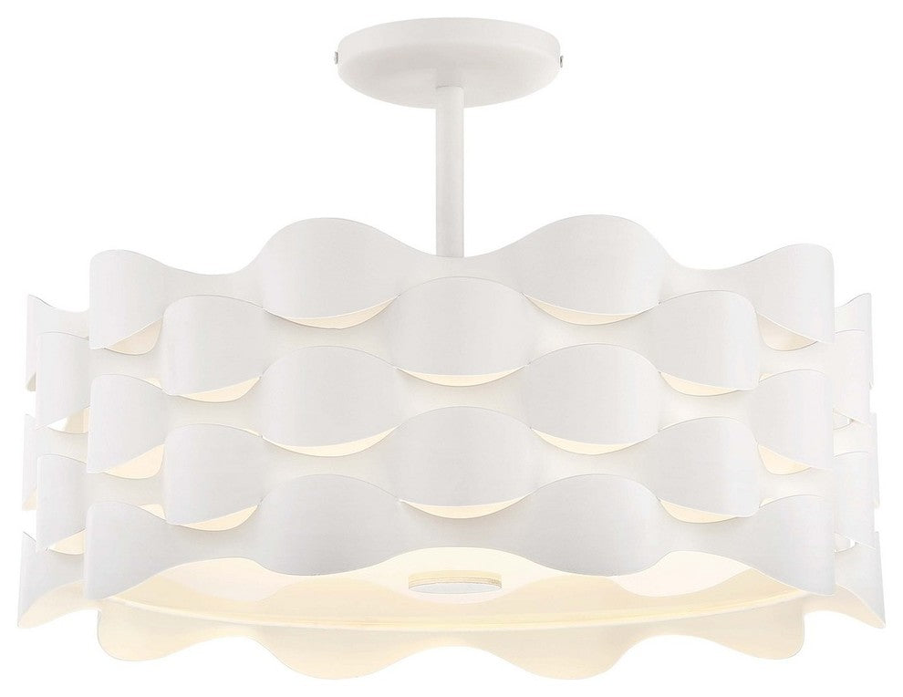 George Kovacs Coastal Current LED Semi Flush Mount P1302-655-L