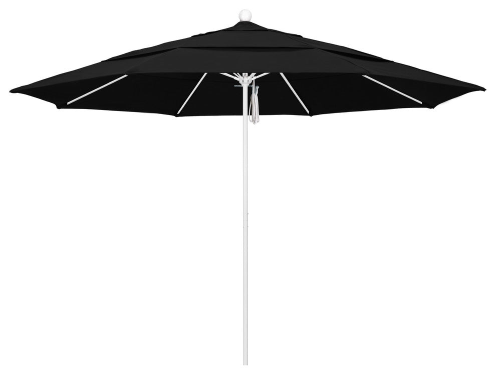 Fiberglass Umbrella White, Black