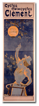 'Cycles Clement, 1895' Canvas Art by Ferdinand Misiti