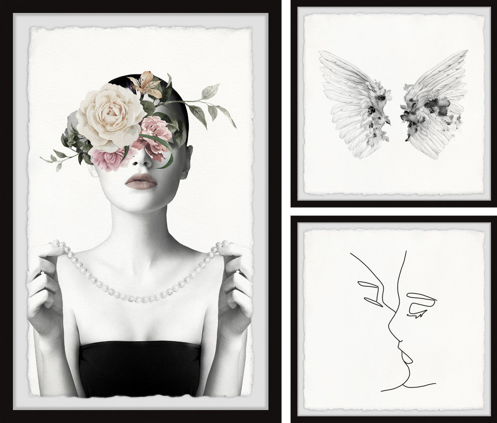 The Necklace Triptych, 3-Piece Set