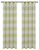 Nassau Drapery Curtain Panels with Grommets, Green