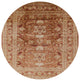 Ahgly Company Indoor Round Mid-Century Modern Area Rugs, 4' Round