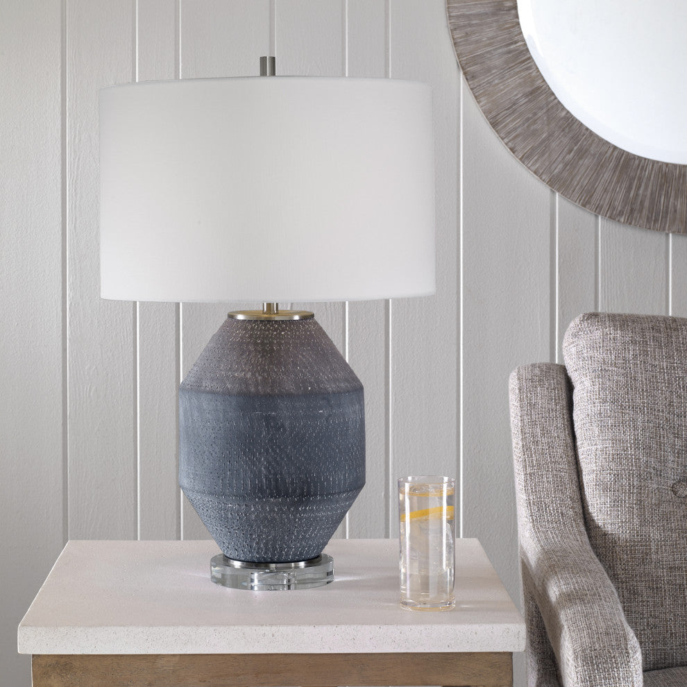 UT-30057-1 Uttermost Blackjack Charcoal Table Lamp