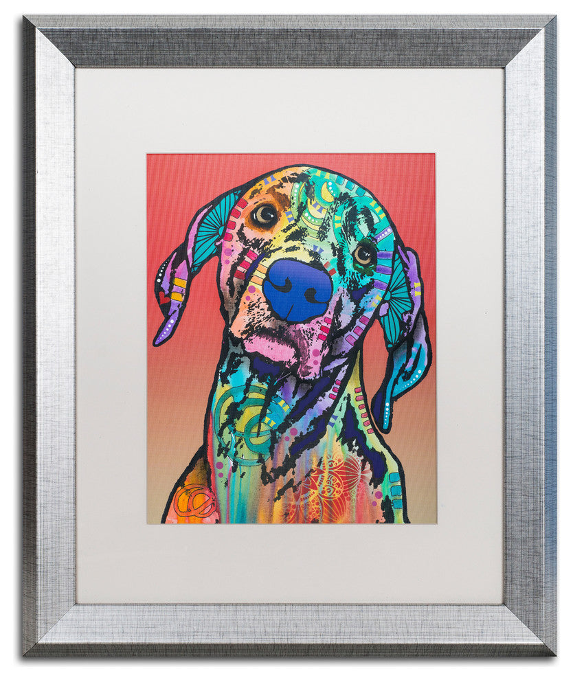 Dean Russo 'Napoleon 14' Matted Framed Art, Silver Frame, White Mat, 16x20
