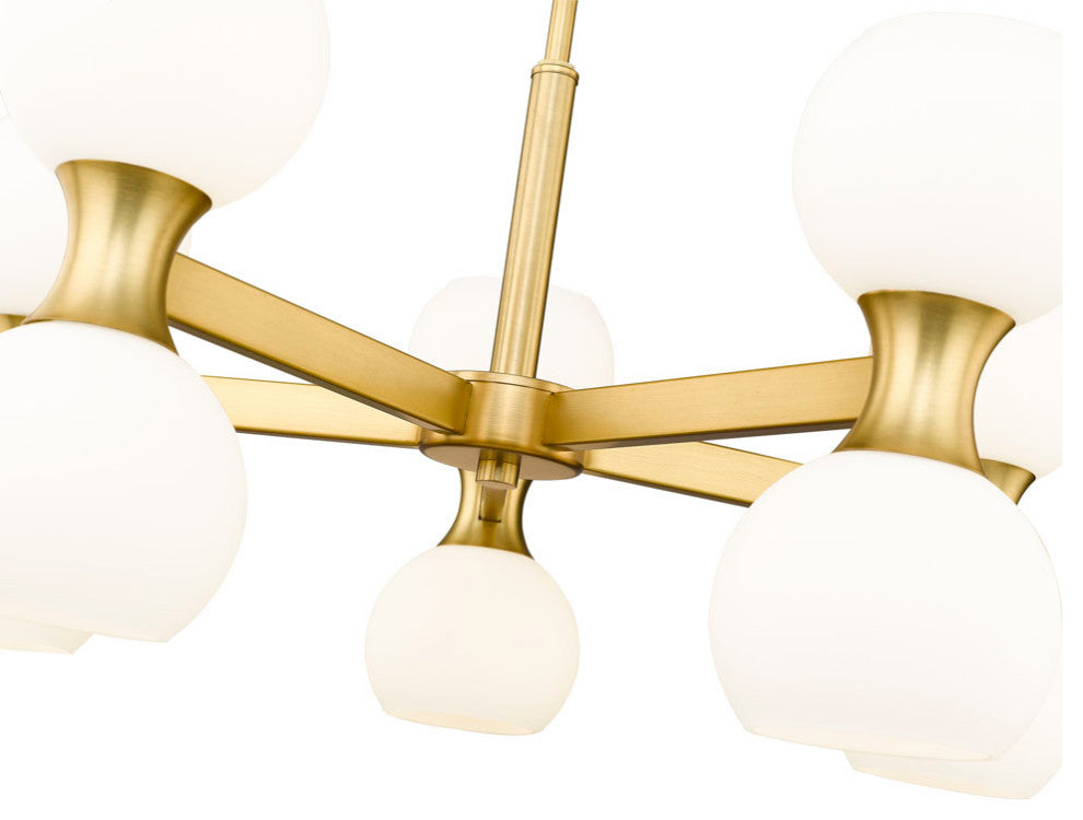 Z-Lite 494-10 Artemis 10 Light 25"W Chandelier - Modern Gold