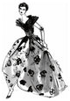 "Fifties Fashion II" Digital Paper Print by Anne Tavoletti, 21"x32"