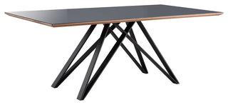 Maine Gray Glass 5-Piece Metal Dining Set