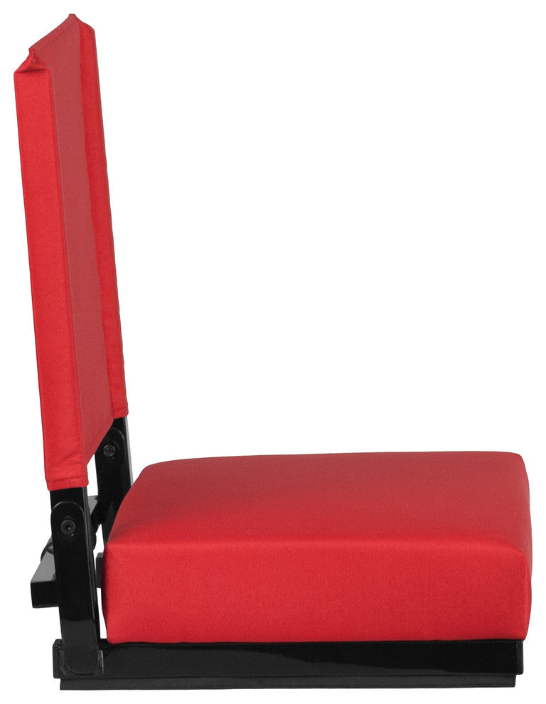 Folding Tables and Chairs, "Carletta" Portable Lounge Chair, Red