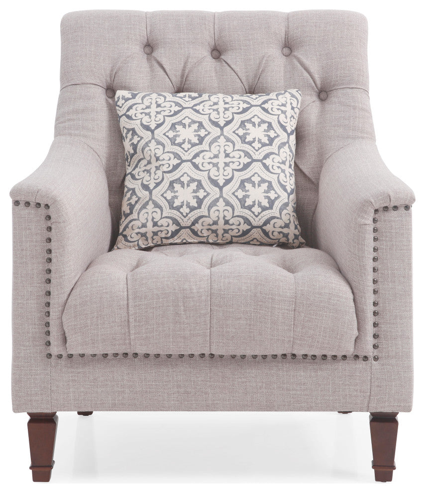 Charleston Chair, Light Gray