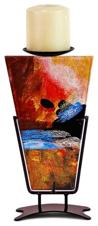 Horizon Collection Triangular Candleholder