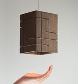 Claudo - LED Accent Pendant, Wood: Dark Stained Walnut