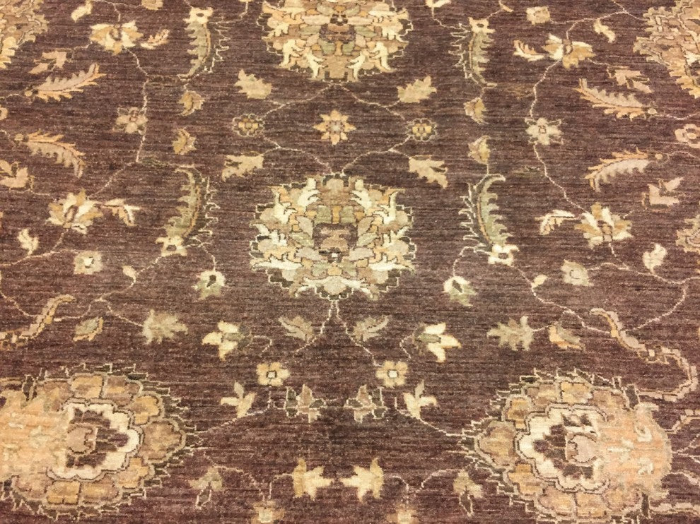 Peshawar Amaar Brown/Ivory Rug, 8'10x10'11
