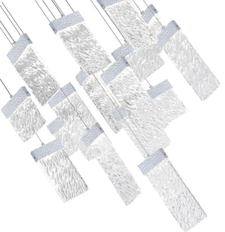 Carolina LED Chandelier With Pewter Finish